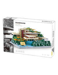 Pennsylvania Fallingwater Villa Builder Toys Set -1221Pcs
