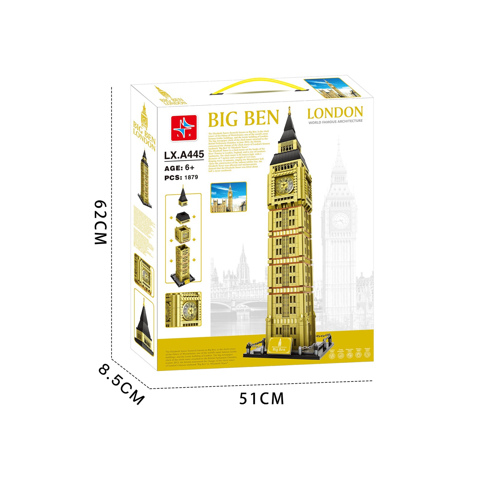 London Big Ben Construction Toys For Kids