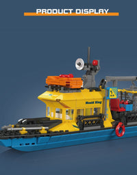 Sea Exploration Ship Building Block Set Toy -380Pcs
