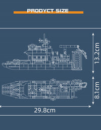 Sea Exploration Ship Building Block Set Toy -380Pcs
