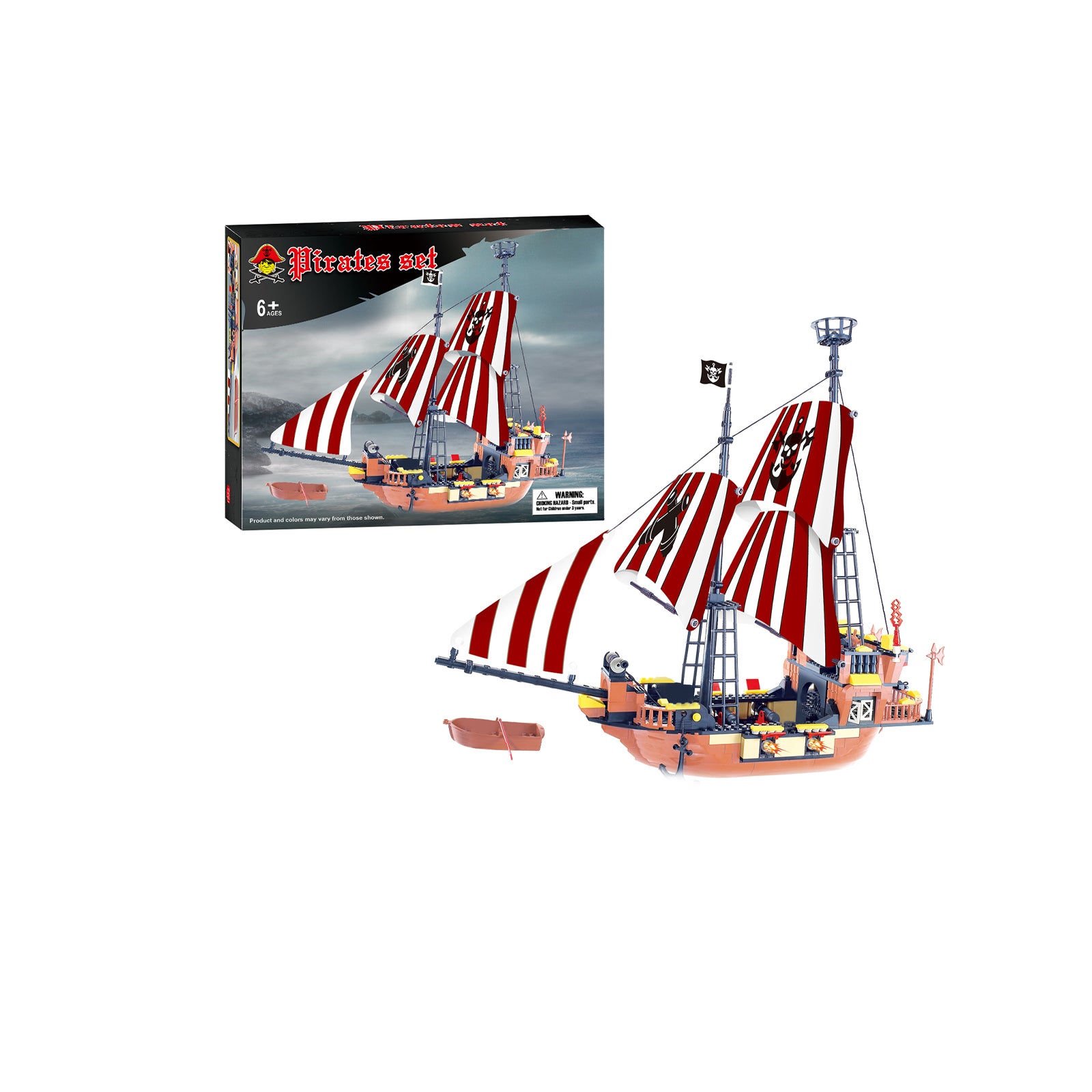 Pirate Ship Building Block Toy Sets