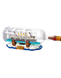 Titanic Ships in a Bottle Custom Brick Sets -1000Pcs
