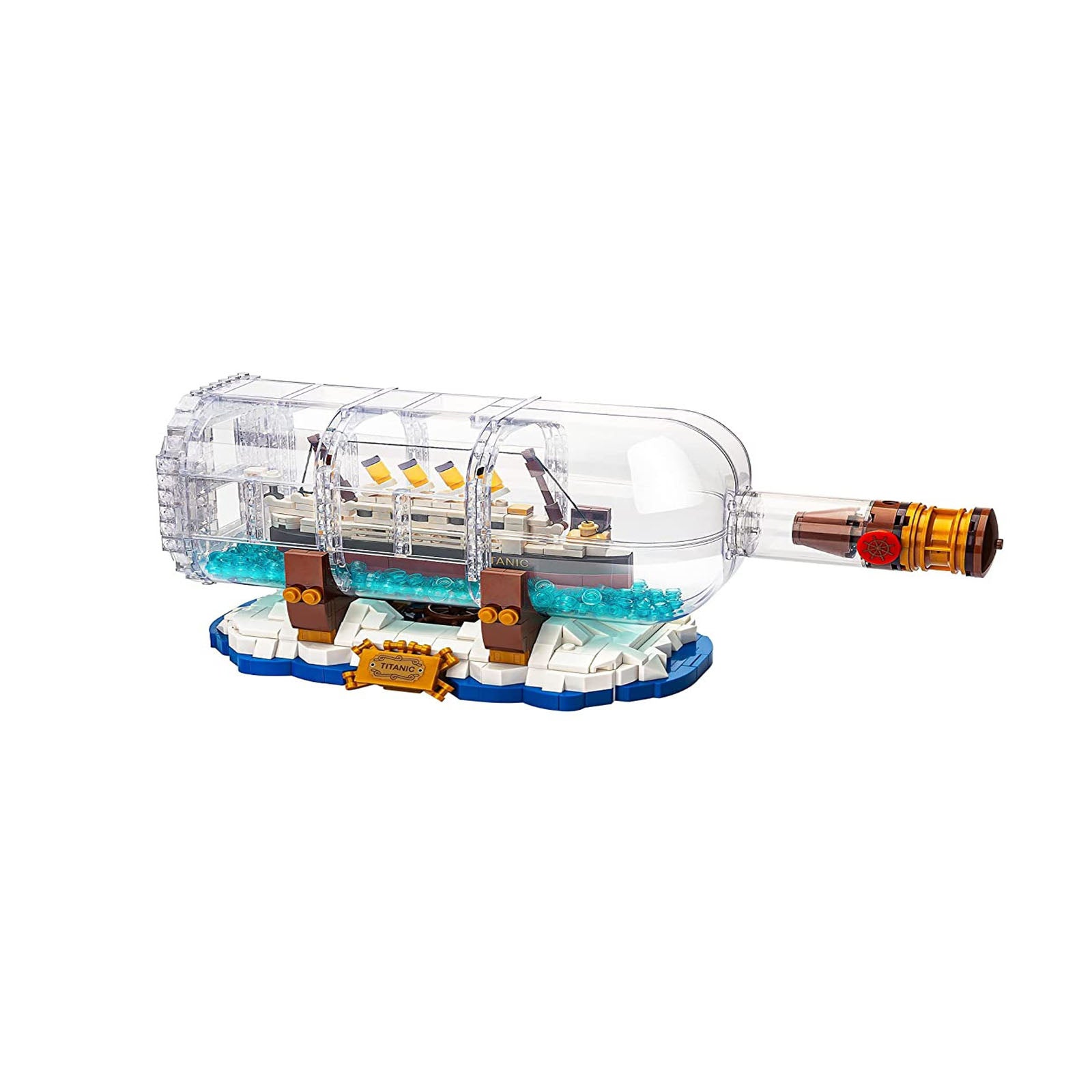 Titanic Ships in a Bottle Custom Brick Sets -1000Pcs