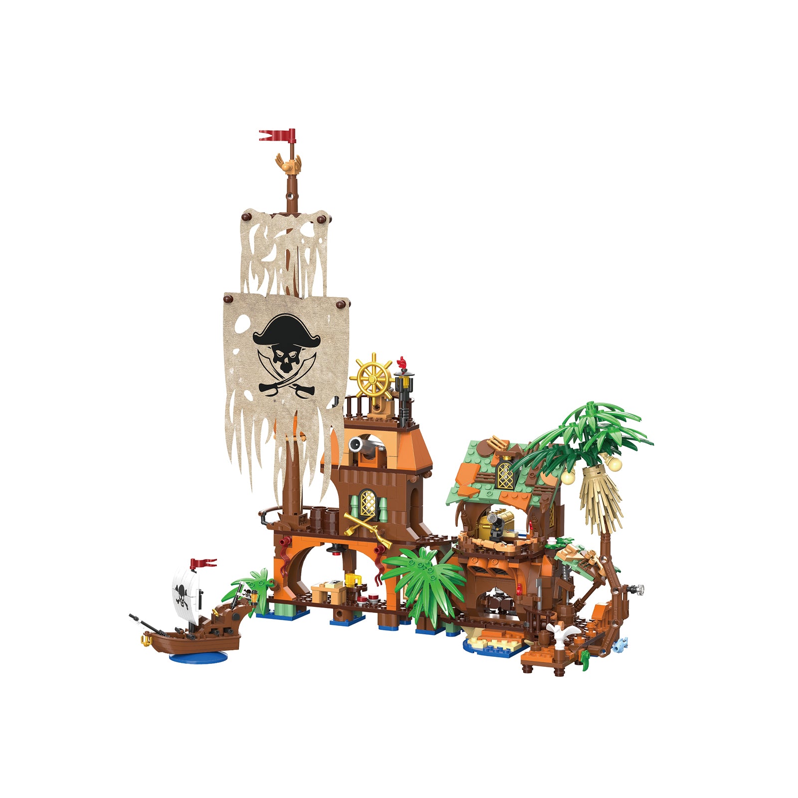 Pirate Ship Building Block Toy Sets