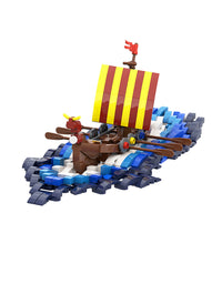 Sea Viking Ship Building Block Toys - 302Pcs
