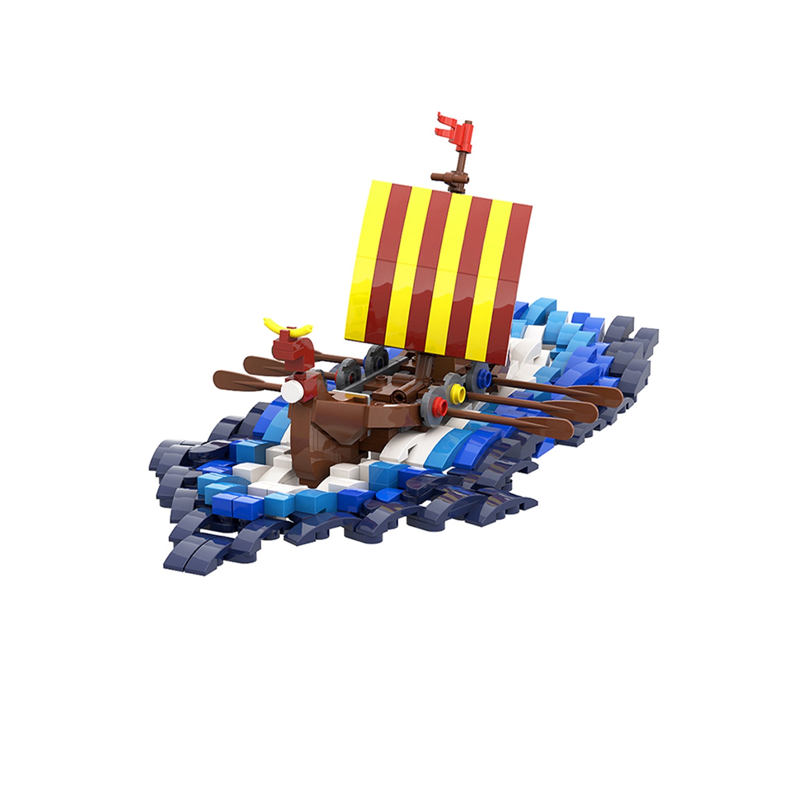 Sea Viking Ship Building Block Toys - 302Pcs