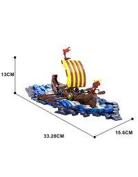 Sea Viking Ship Building Block Toys - 302Pcs
