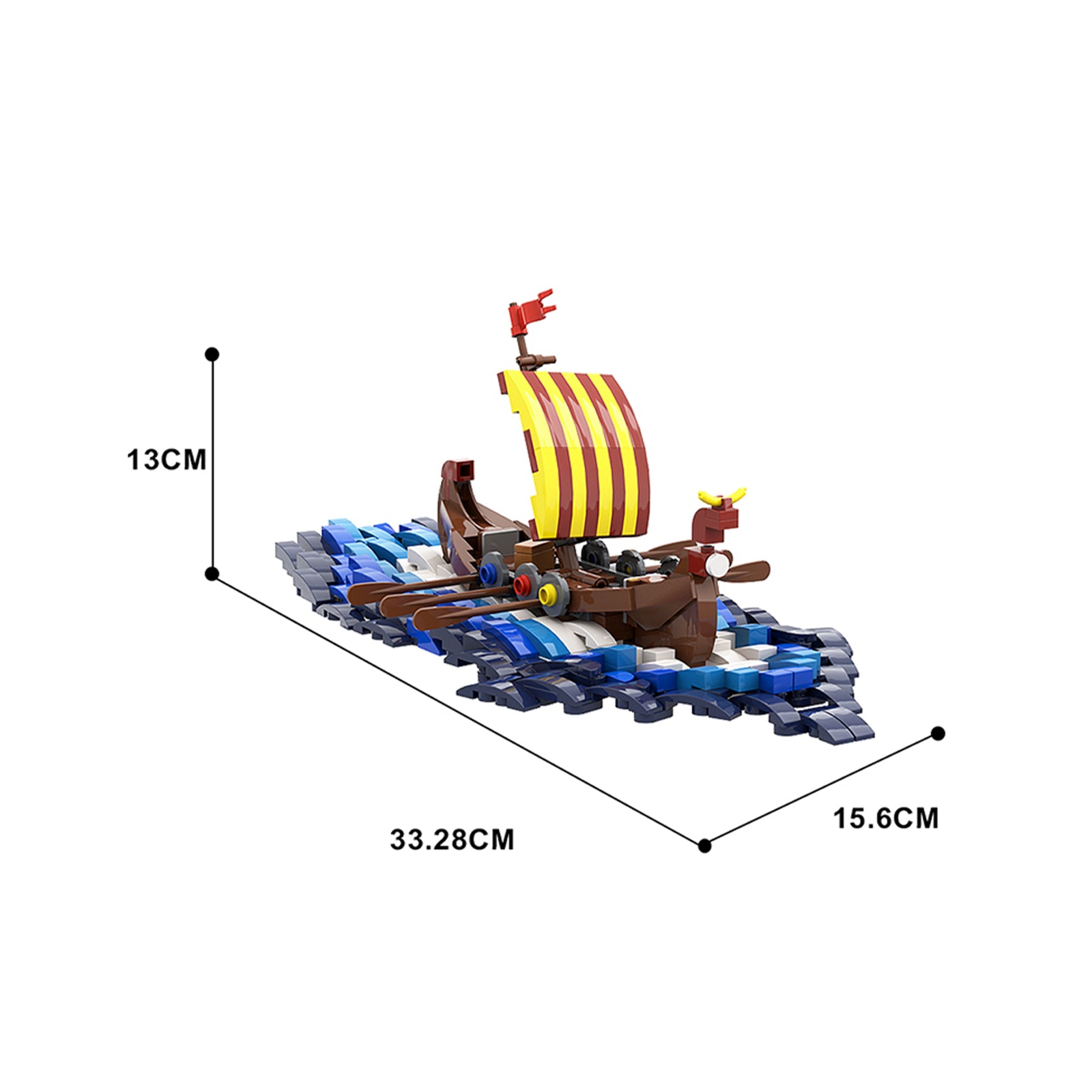 Sea Viking Ship Building Block Toys - 302Pcs