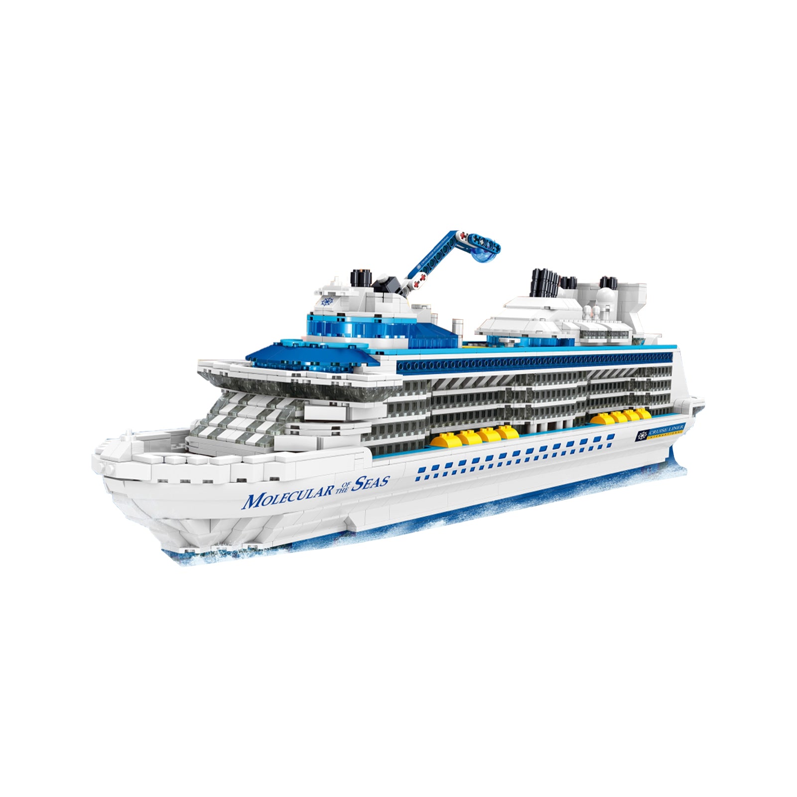 Ocean Cruise Liner Mini Bricks Toy Set -2428Pcs