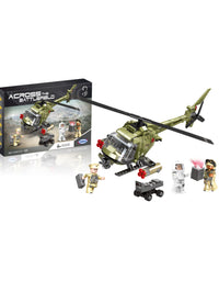 Military Armed Helicopter Blocks Toy Set - 425Pcs
