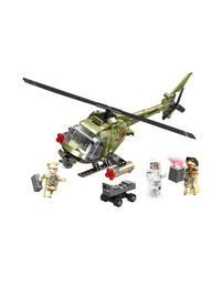 Military Armed Helicopter Blocks Toy Set - 425Pcs
