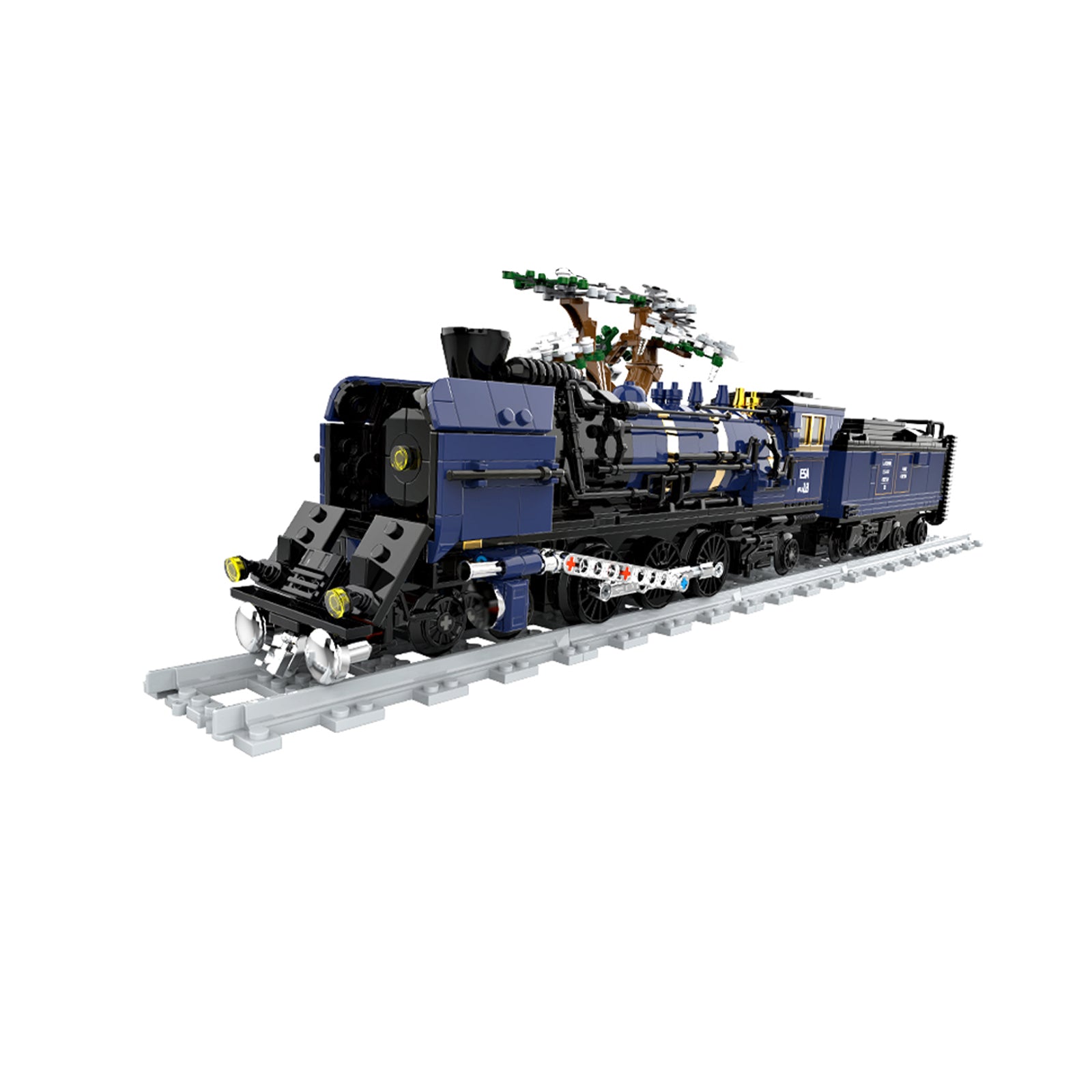 Steam Locomotive Mini Block Toy Set - 1052Pcs