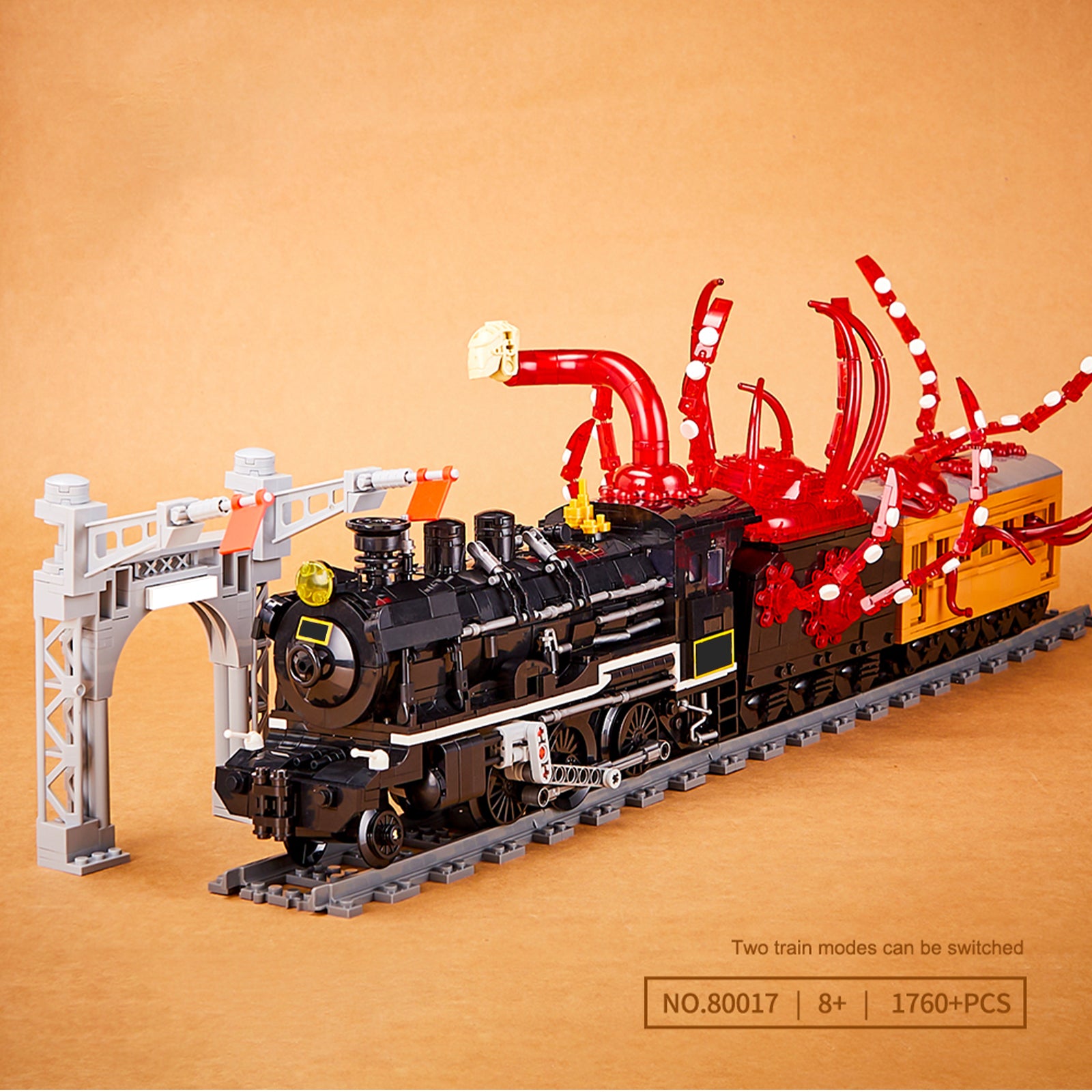 Monster Railway Blocks Toy Set - 1760Pcs