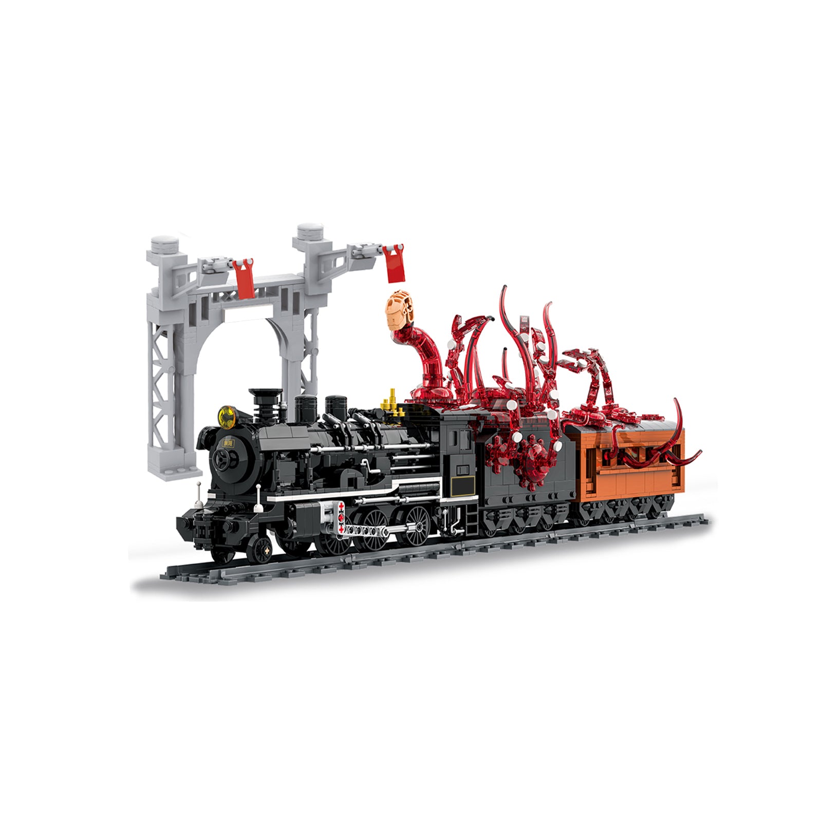 Monster Railway Blocks Toy Set - 1760Pcs