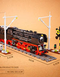 Train Steam Engine Toy Brick With Track - 1777Pcs
