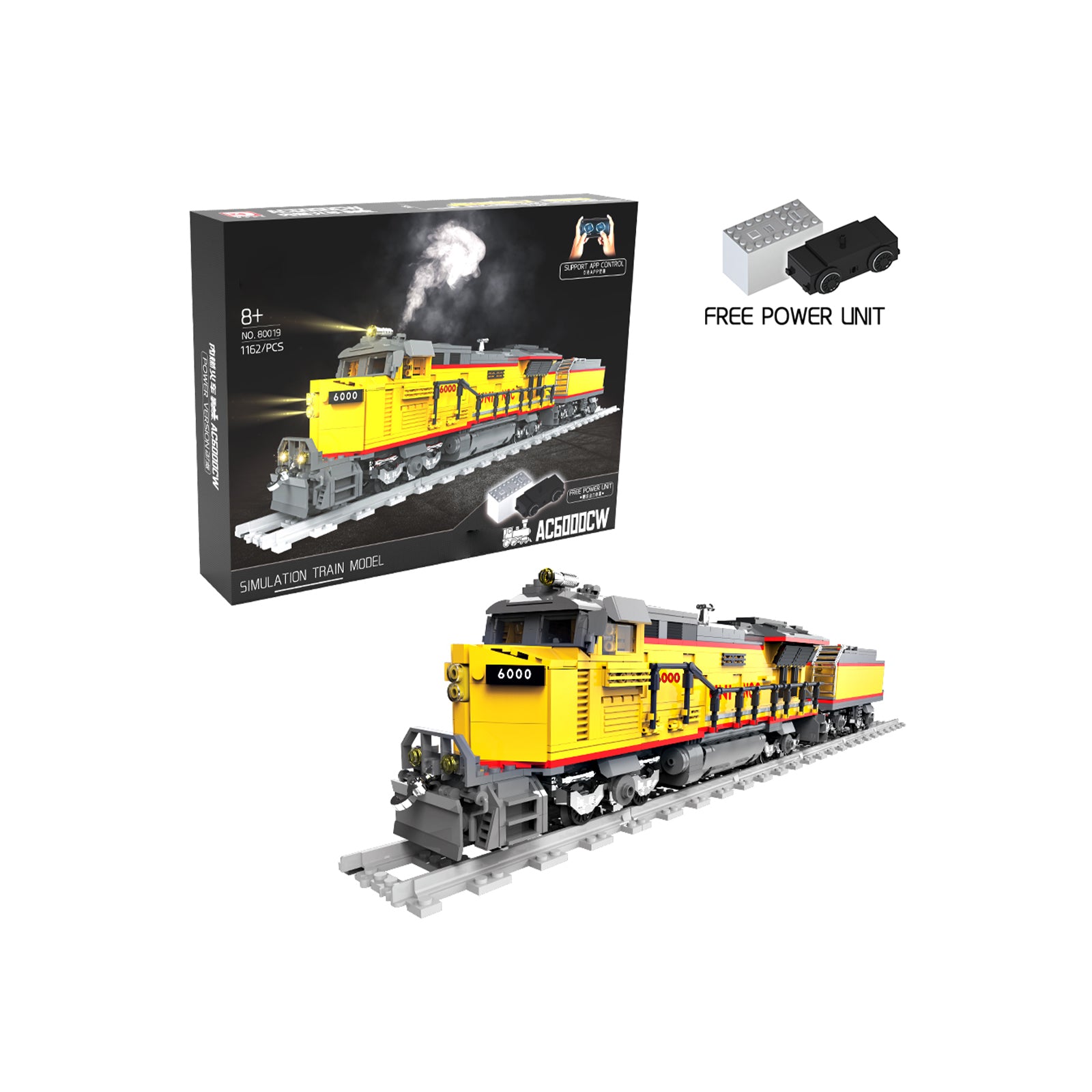 Remote Electric Train Block Toy Sets For Kid - 1162Pcs