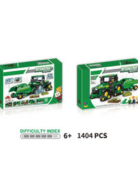 John Deere Farm Toy Trucks Set - 1404Pcs
