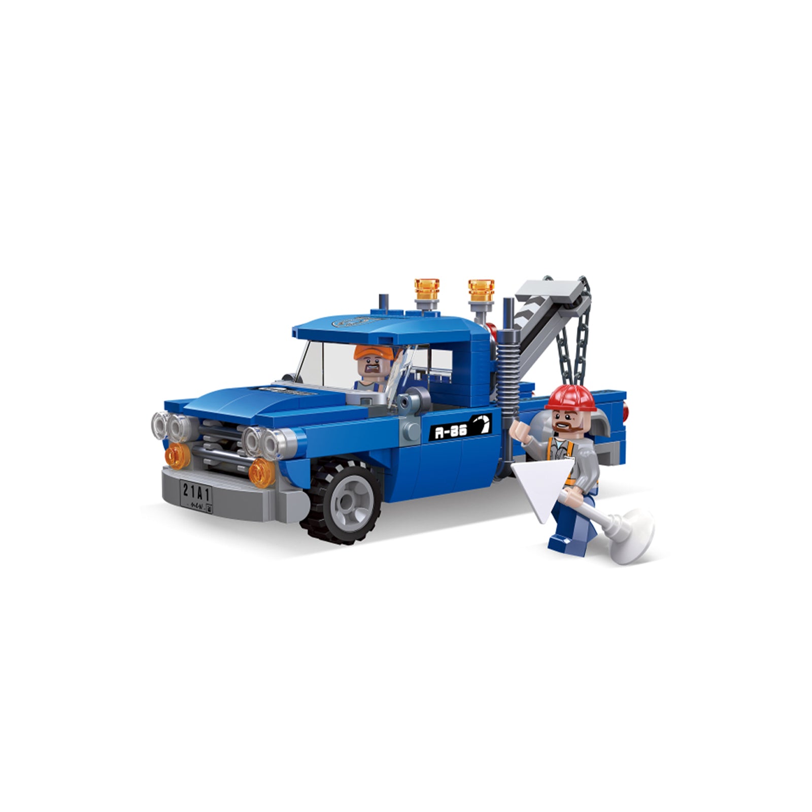 City Toy Tow Trucks Bricks Set - 215Pcs