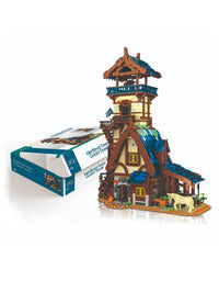 Medieval Town Watchtower Brick Building Set - 3061Pcs
