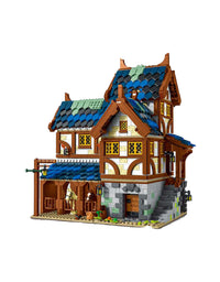 Medieval Town Stables Toy Bricks Set - 2645Pcs
