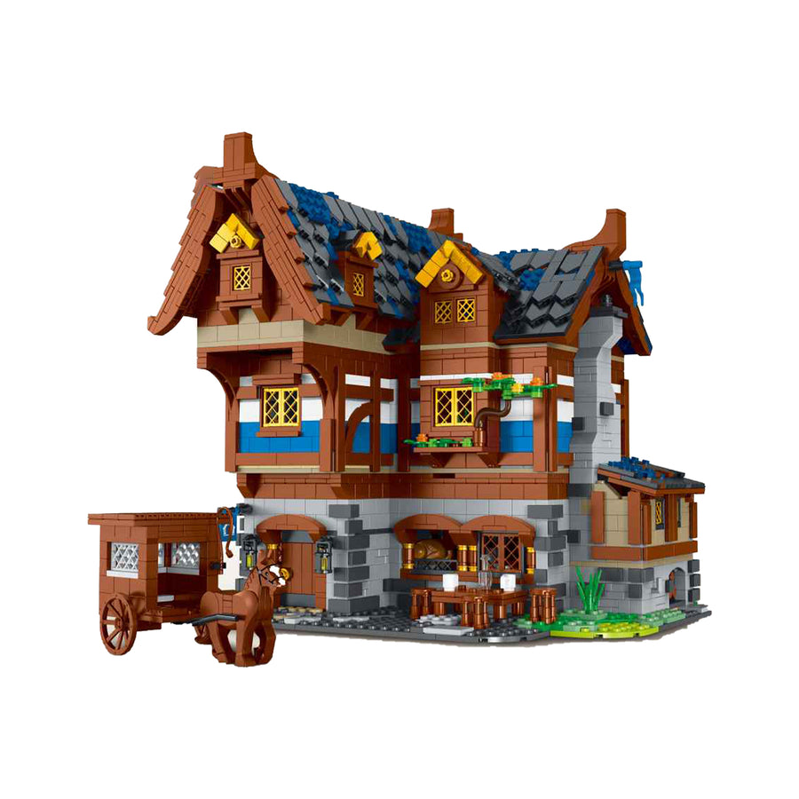 Medieval Town Pub Constructor Set Toy