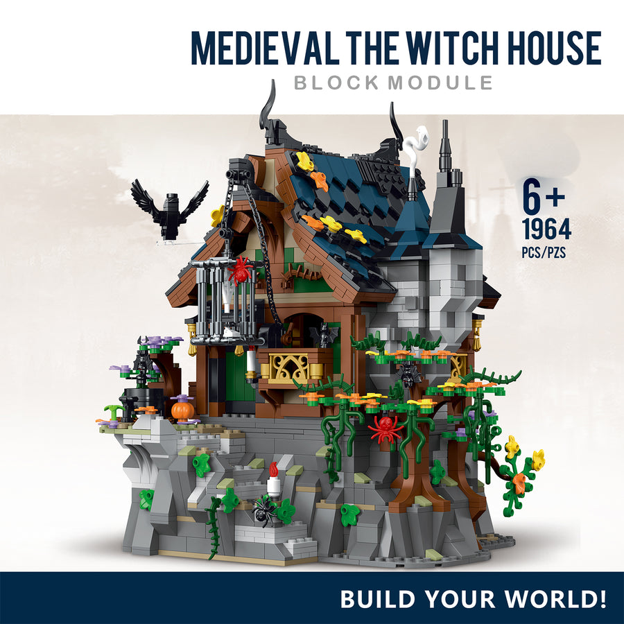 Medieval Witch's Cottage Children's Building Set