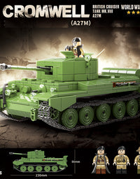 Military United Kingdom WW2 Tank Brick Set
