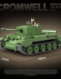 Military United Kingdom WW2 Tank Brick Set
