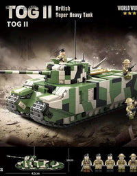 Military United Kingdom WW2 Tank Brick Set
