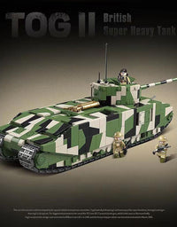 Military United Kingdom WW2 Tank Brick Set
