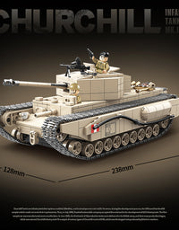 Military United Kingdom WW2 Tank Brick Set
