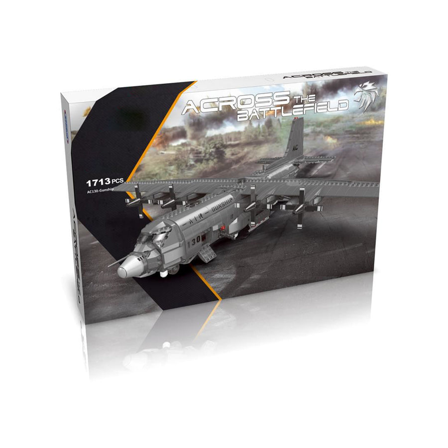 Lockheed AC-130 Aerial Gunboat Blocks Set - 1713Pcs