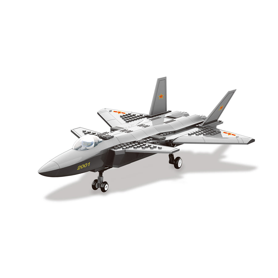J-20 Fighter Aircraft Mini Building Blocks Set