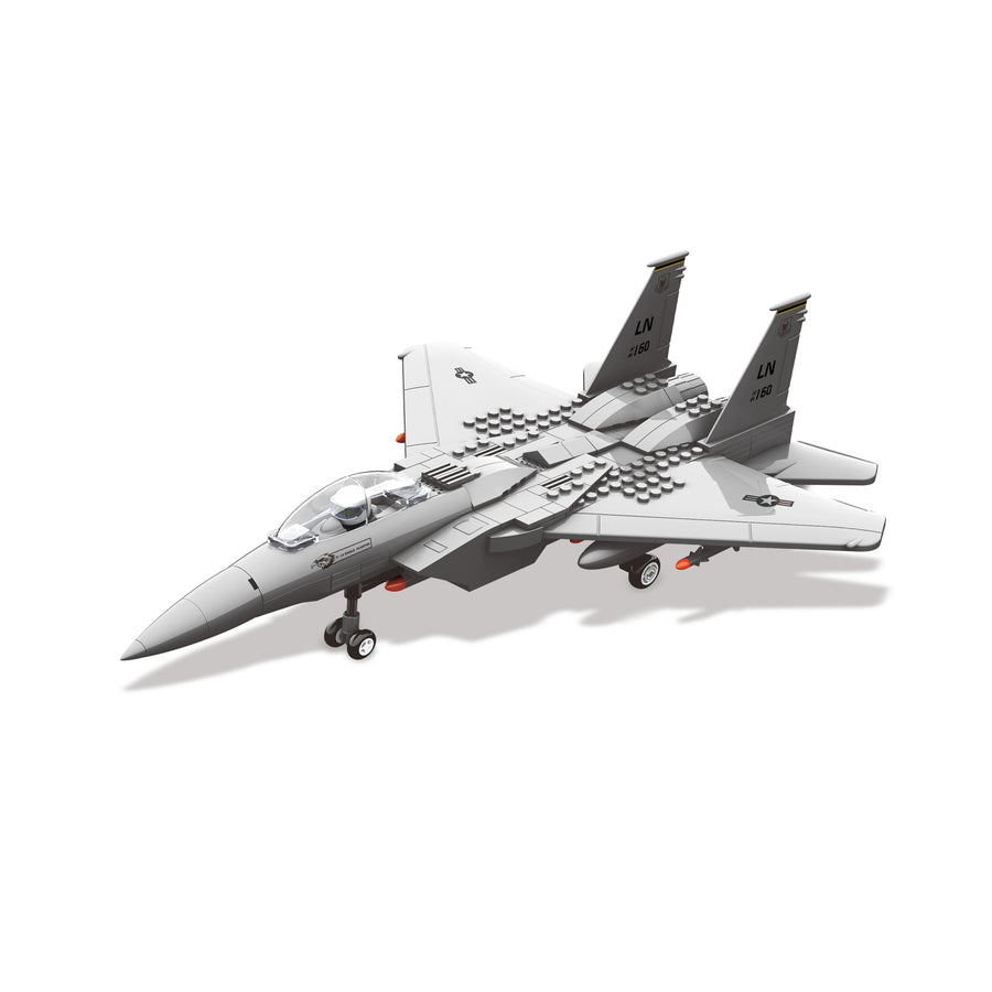 F-15 Eagle Warplane Block Brick Toy