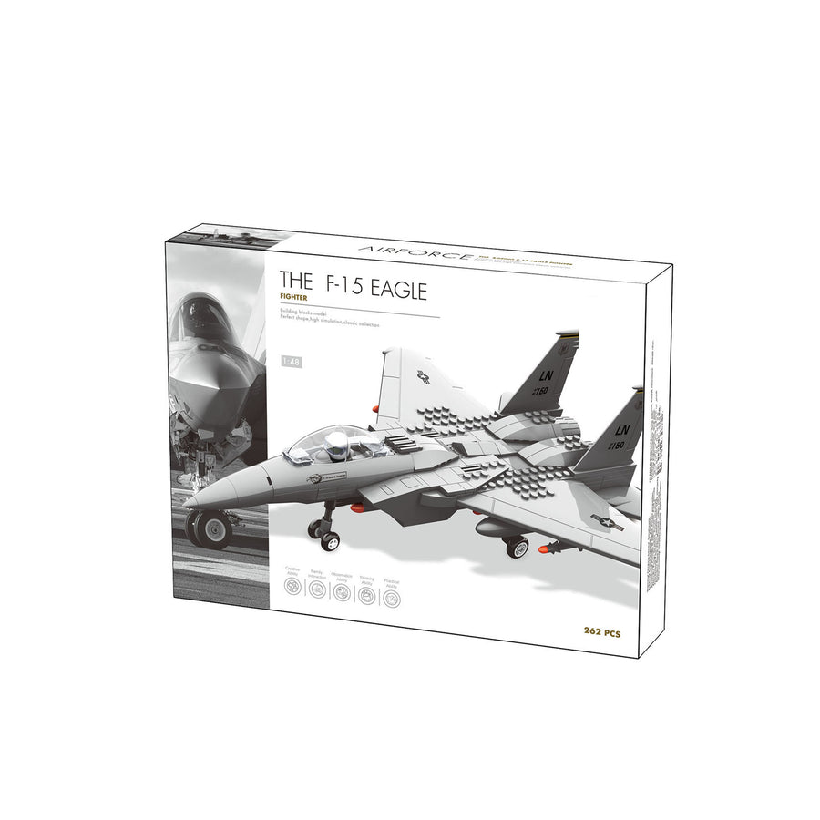 F-15 Eagle Warplane Block Brick Toy