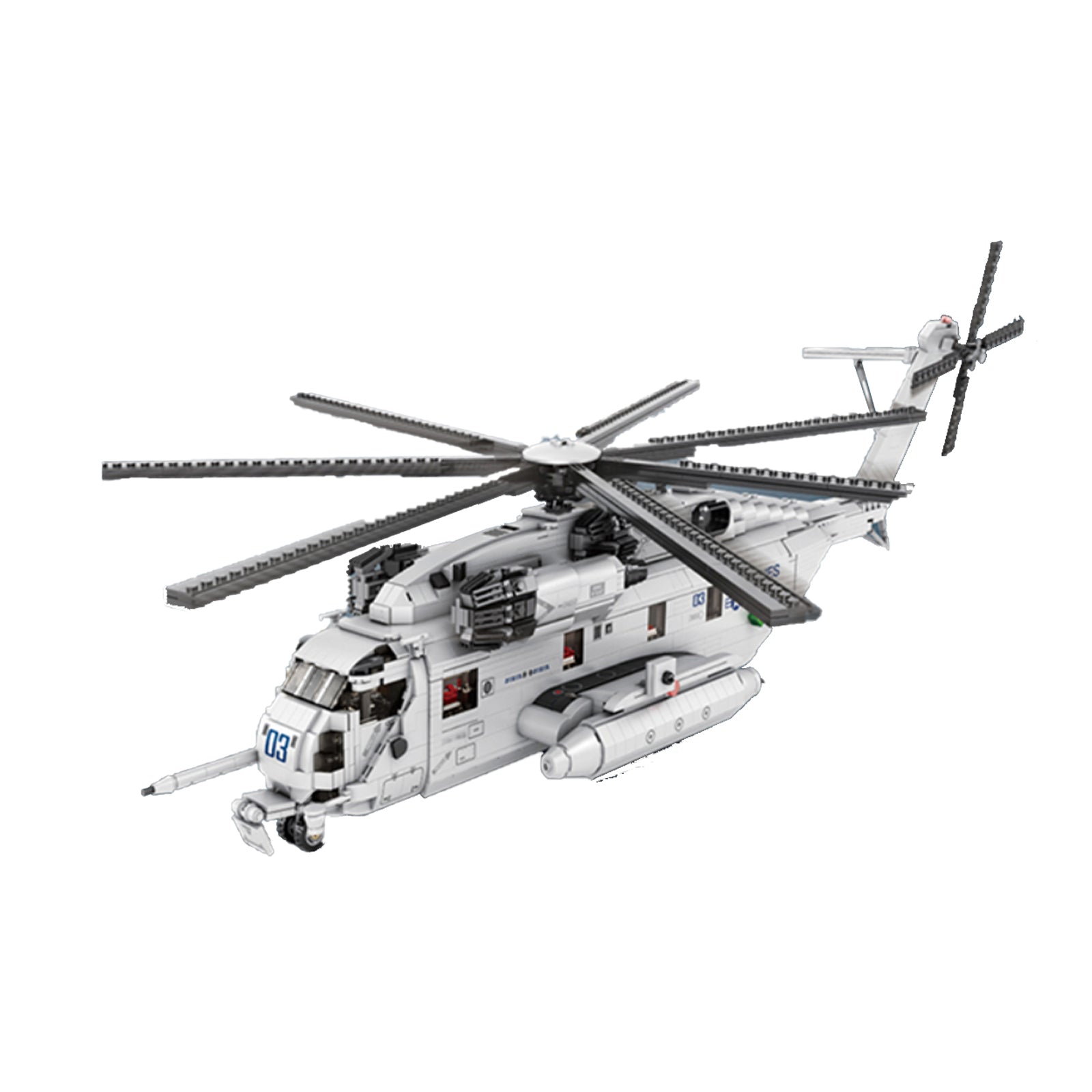 Sikorsky CH-53 Army Helicopter Toys Set - 2192Pcs