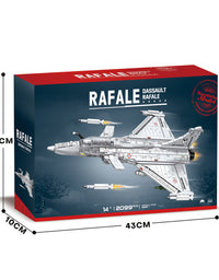 Dassault Rafale Military Aircraft Toys Set - 2099Pcs
