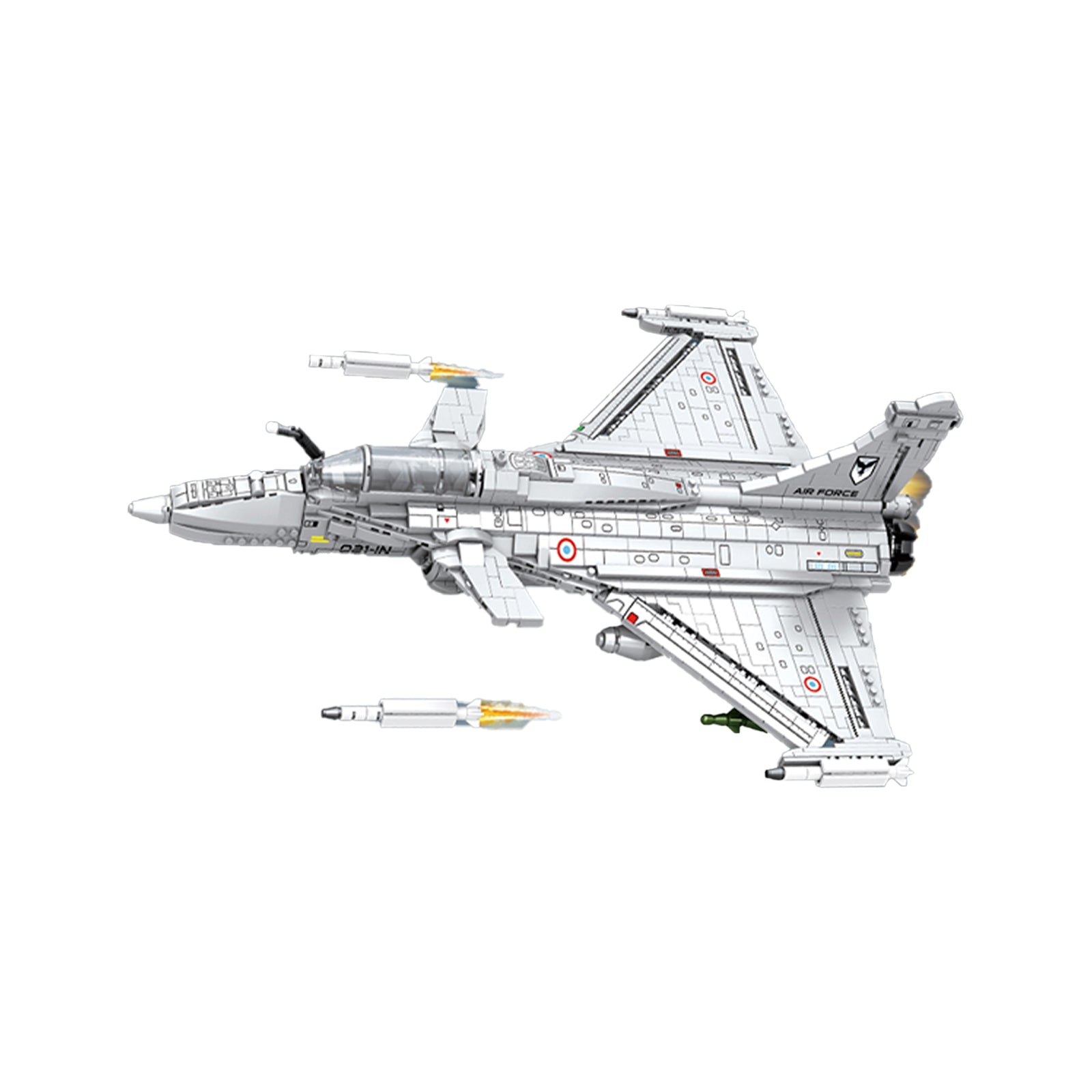 Dassault Rafale Military Aircraft Toys Set - 2099Pcs