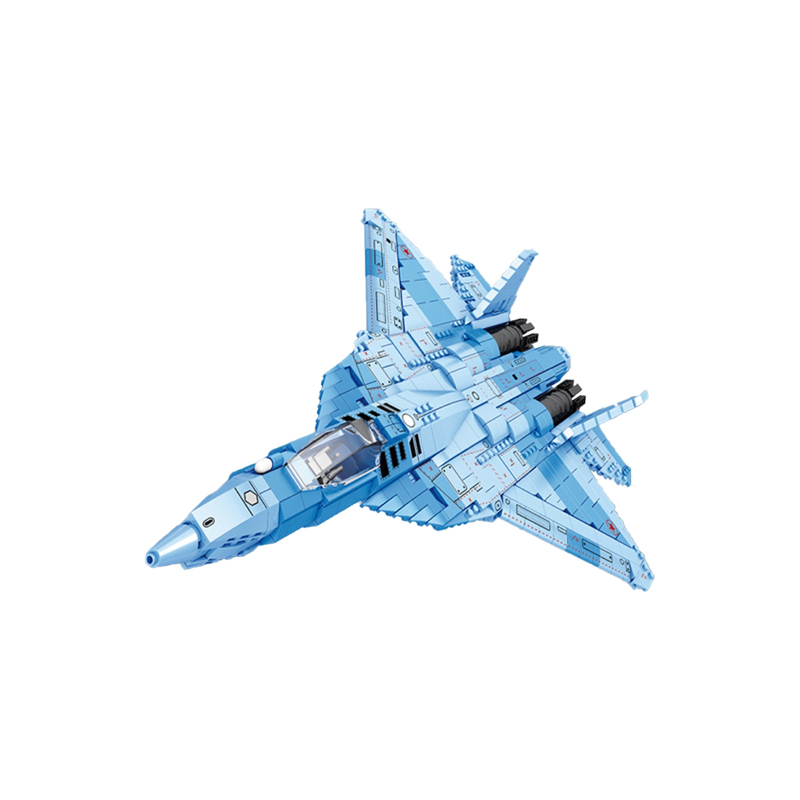 Sukhoi Su-57 Combat Planes Block Set - 1456Pcs