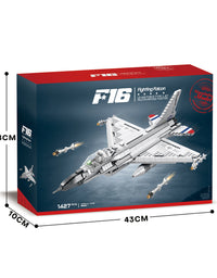 F-16 Fighting Falcon Fighter Jet Toys Set - 1427Pcs
