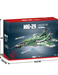 MIG-29 Fighter Aircraft Block Toys - 1387Pcs
