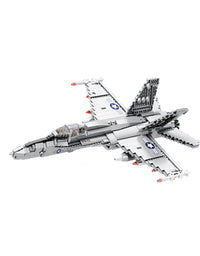 F-18 Hornet Toy Fighter Jet Set - 1387Pcs
