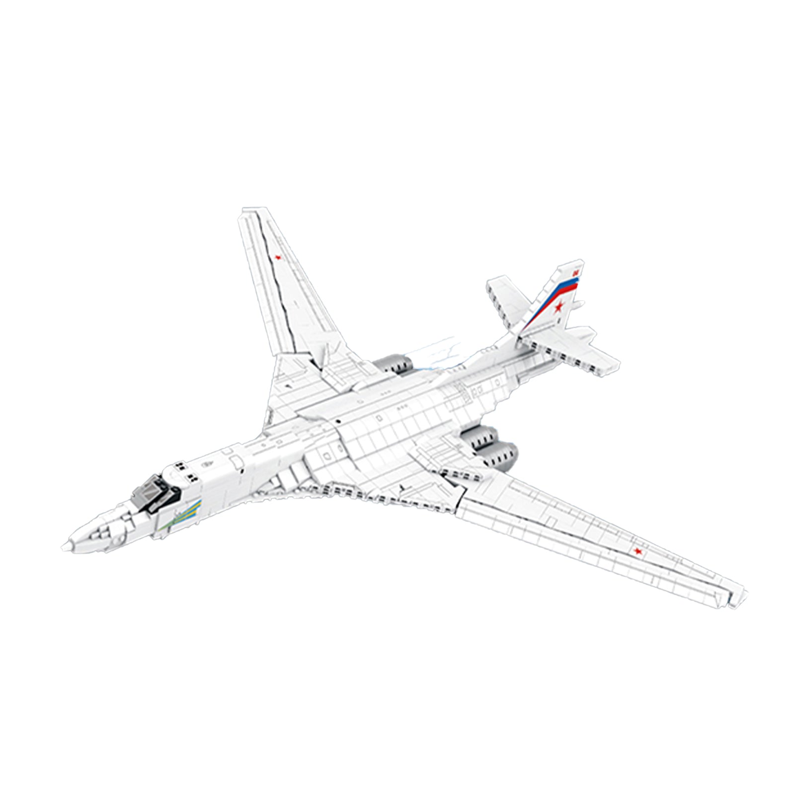 Tu -160 Bomber Plane Brick Toys - 1598Pcs