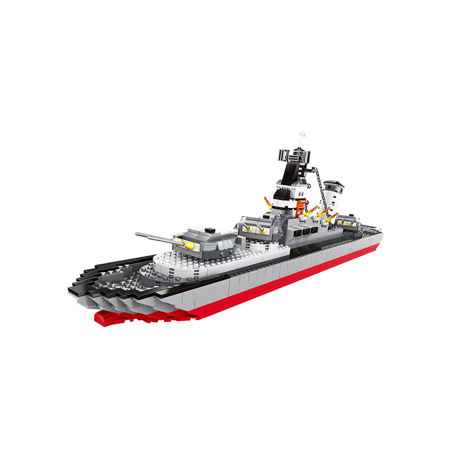 Military Navy Battleship Toys Block - 774Pcs