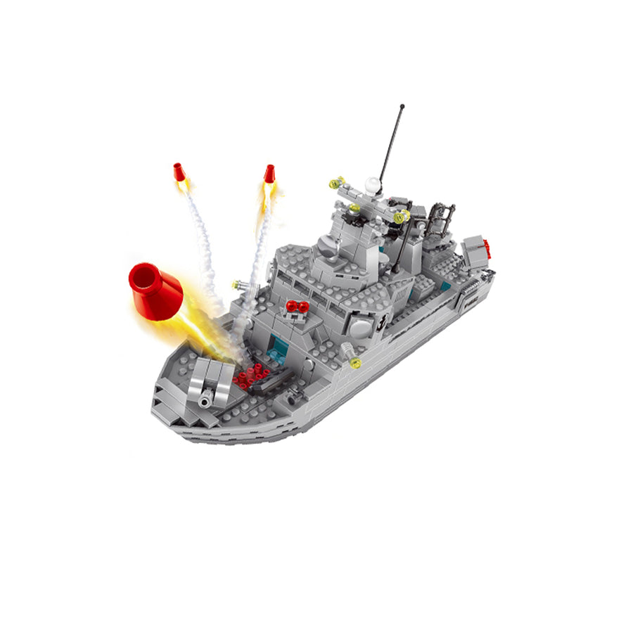 Military Navy Destroyer Small Blocks Set