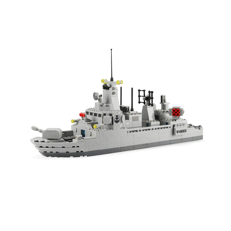 Military Navy Destroyer Small Blocks Set