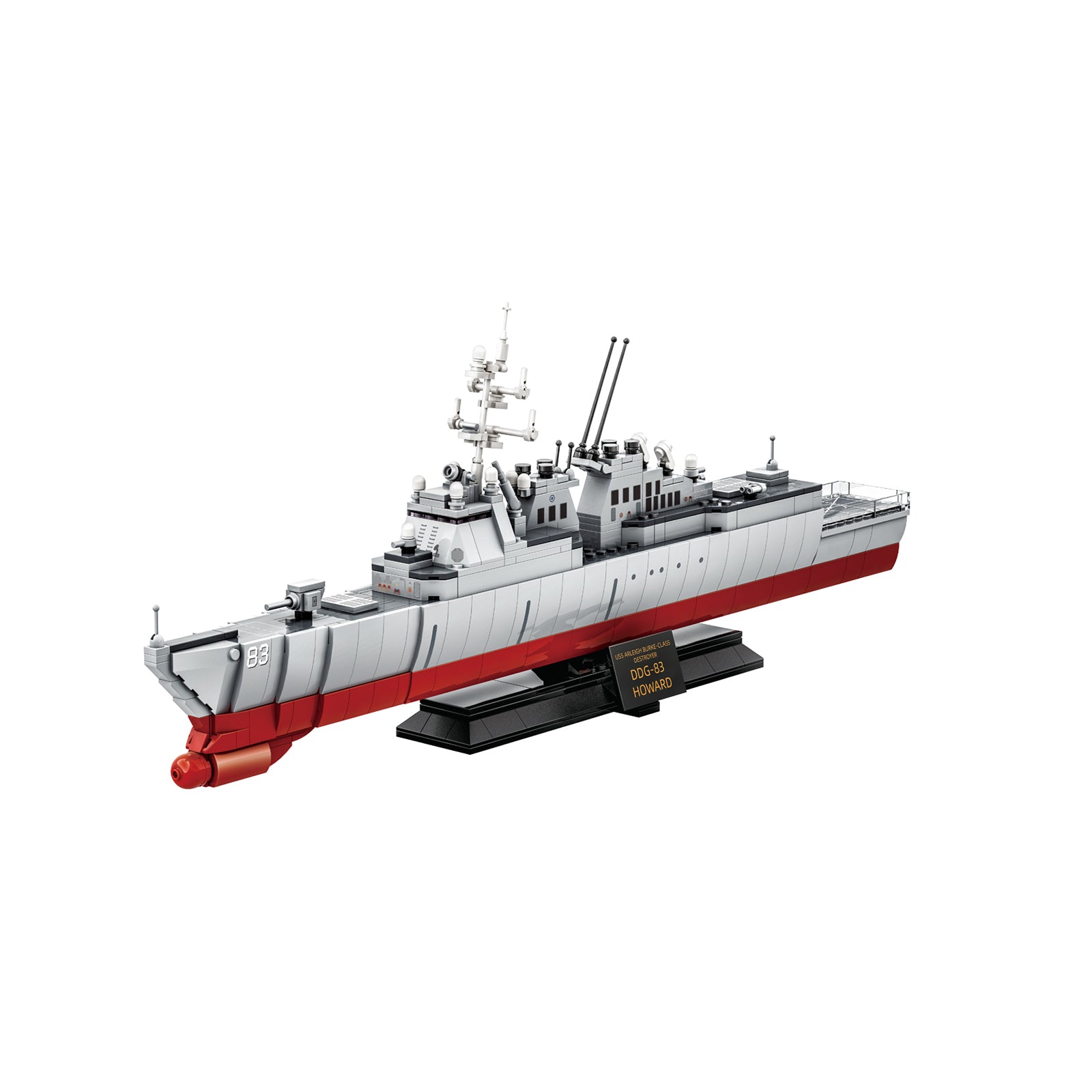 Arleigh Burke-class Destroyer Military Bricks Toy - 600Pcs