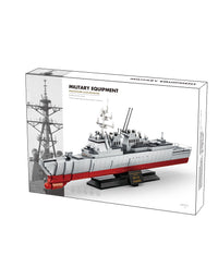 Arleigh Burke-class Destroyer Military Bricks Toy - 600Pcs
