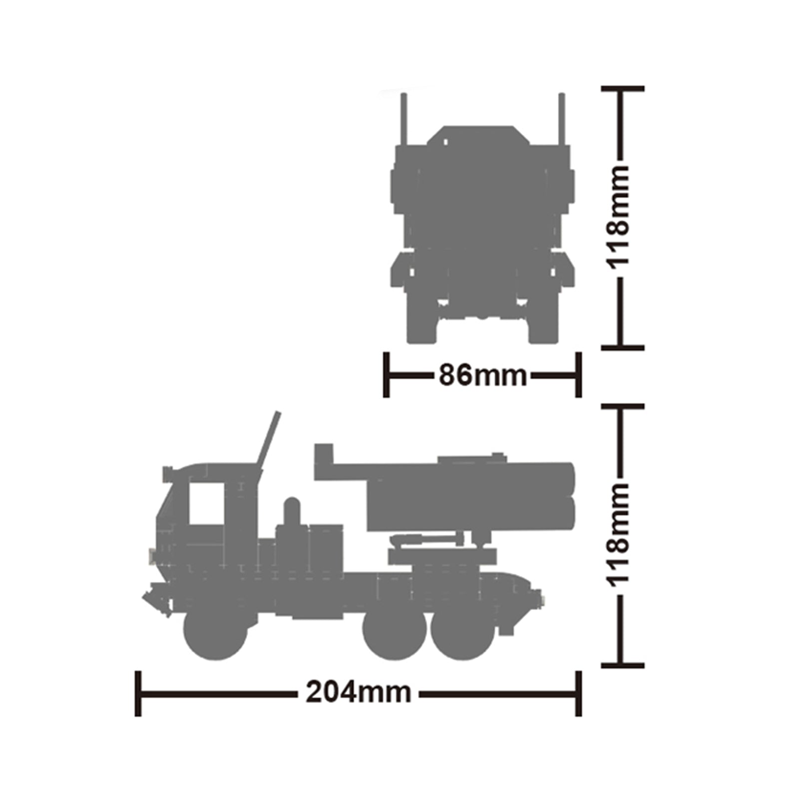 M142 HIMARS War Block Toy Set- 458Pcs