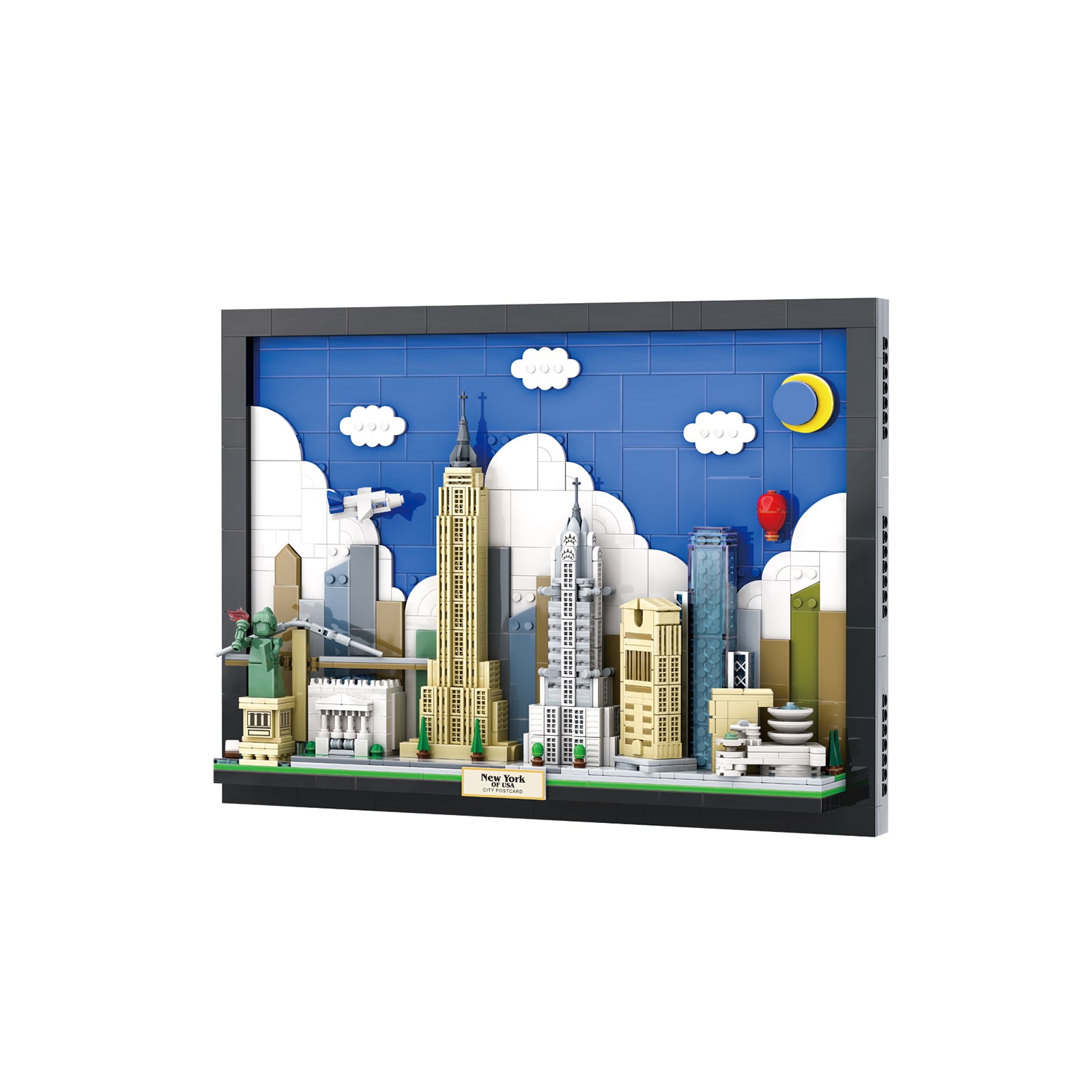 City Postcards Miniature Pixel Blocks Set